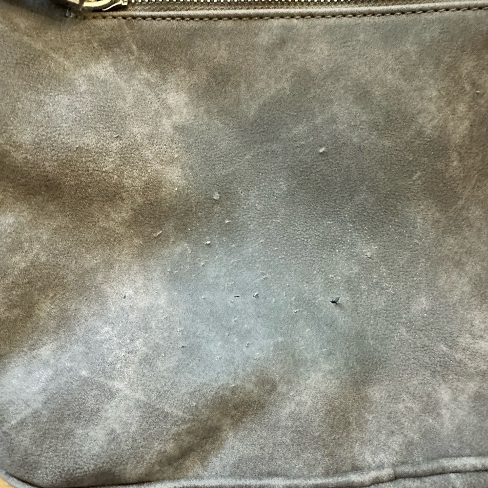 Buckle Gray Crossbody Bag with Adjustable Straps - Picture 4 of 4